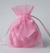 3x4 Pink Organza Bags