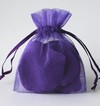 3x4 Purple Organza Bags