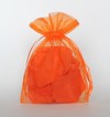 4x6 Orange Organza Bags