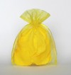 4x6 Yellow Organza Bags