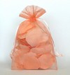 6x9 Apricot Organza Bags