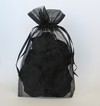 5x8 Black Organza Bags