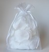 6x9 White Organza Bags