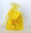 5x8 Yellow Organza Bags